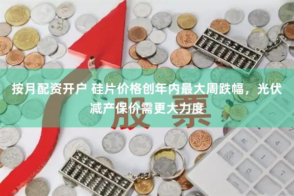 按月配资开户 硅片价格创年内最大周跌幅，光伏减产保价需更大力度